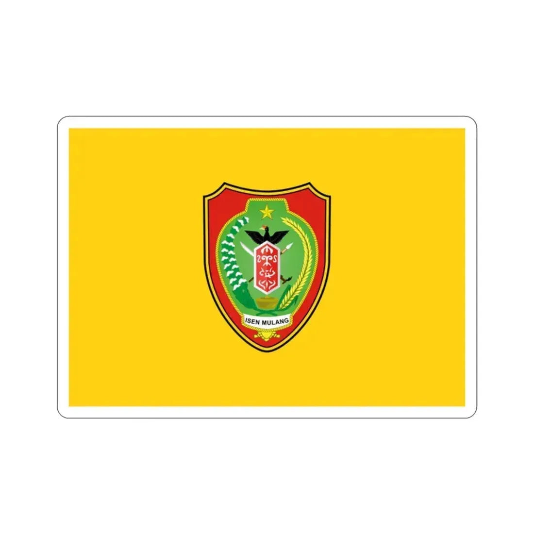 Flag of Central Kalimantan Indonesia STICKER Vinyl Die-Cut Decal 2 Inch - The Sticker Space