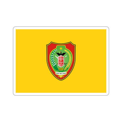 Flag of Central Kalimantan Indonesia STICKER Vinyl Die-Cut Decal-4 Inch-The Sticker Space