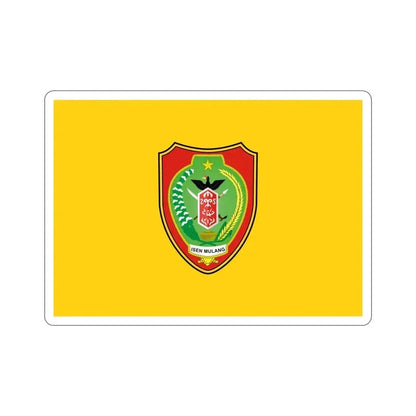 Flag of Central Kalimantan Indonesia STICKER Vinyl Die-Cut Decal 4 Inch - The Sticker Space