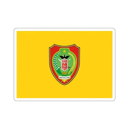 Flag of Central Kalimantan Indonesia STICKER Vinyl Die-Cut Decal 5 Inch - The Sticker Space