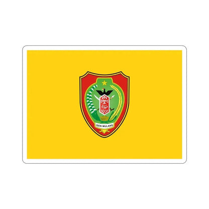 Flag of Central Kalimantan Indonesia STICKER Vinyl Die-Cut Decal 5 Inch - The Sticker Space