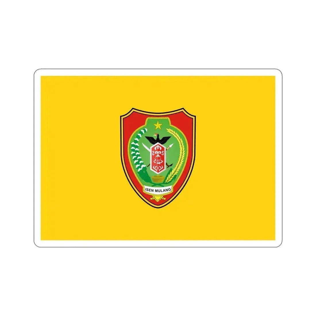 Flag of Central Kalimantan Indonesia STICKER Vinyl Die-Cut Decal 6 Inch - The Sticker Space