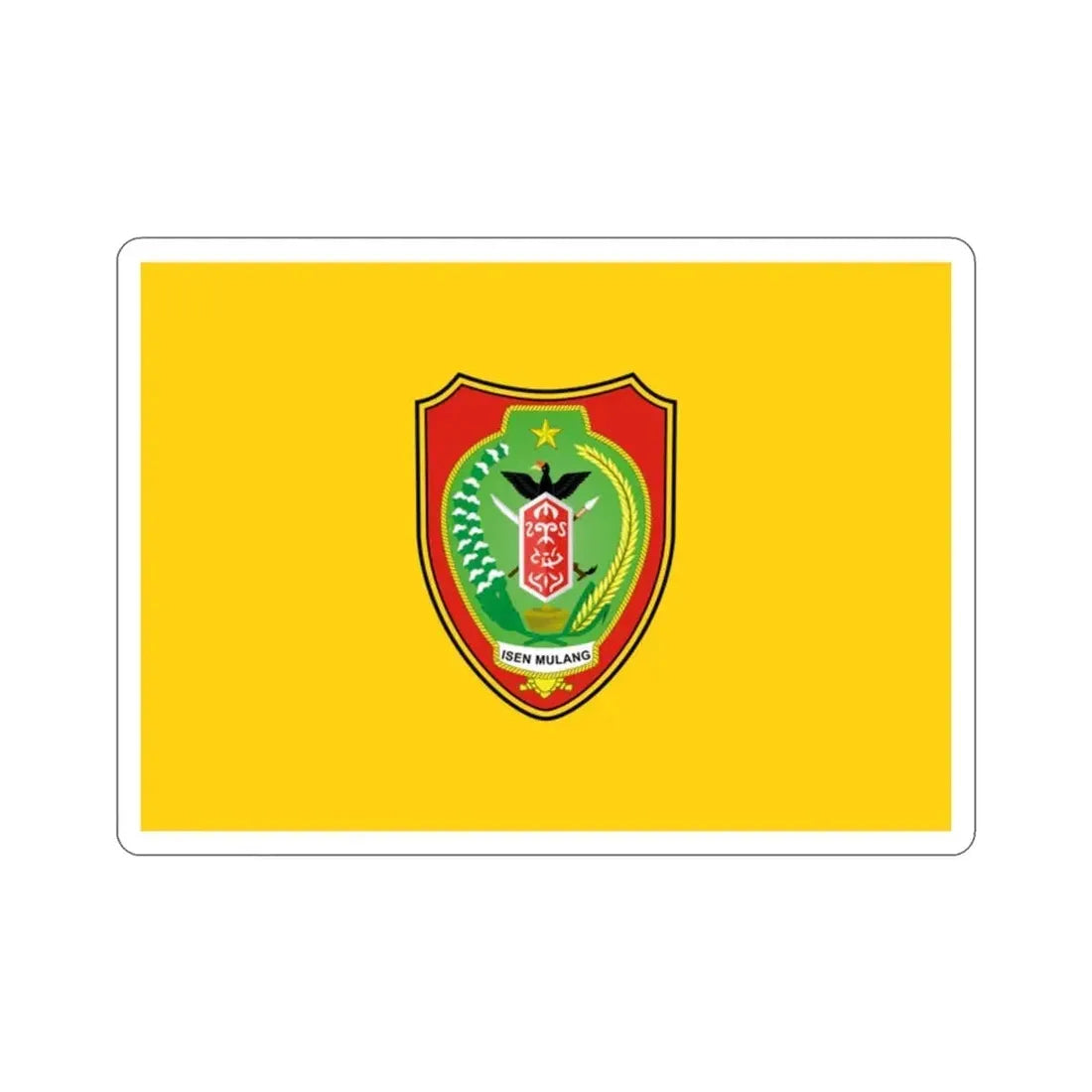 Flag of Central Kalimantan Indonesia STICKER Vinyl Die-Cut Decal - The Sticker Space
