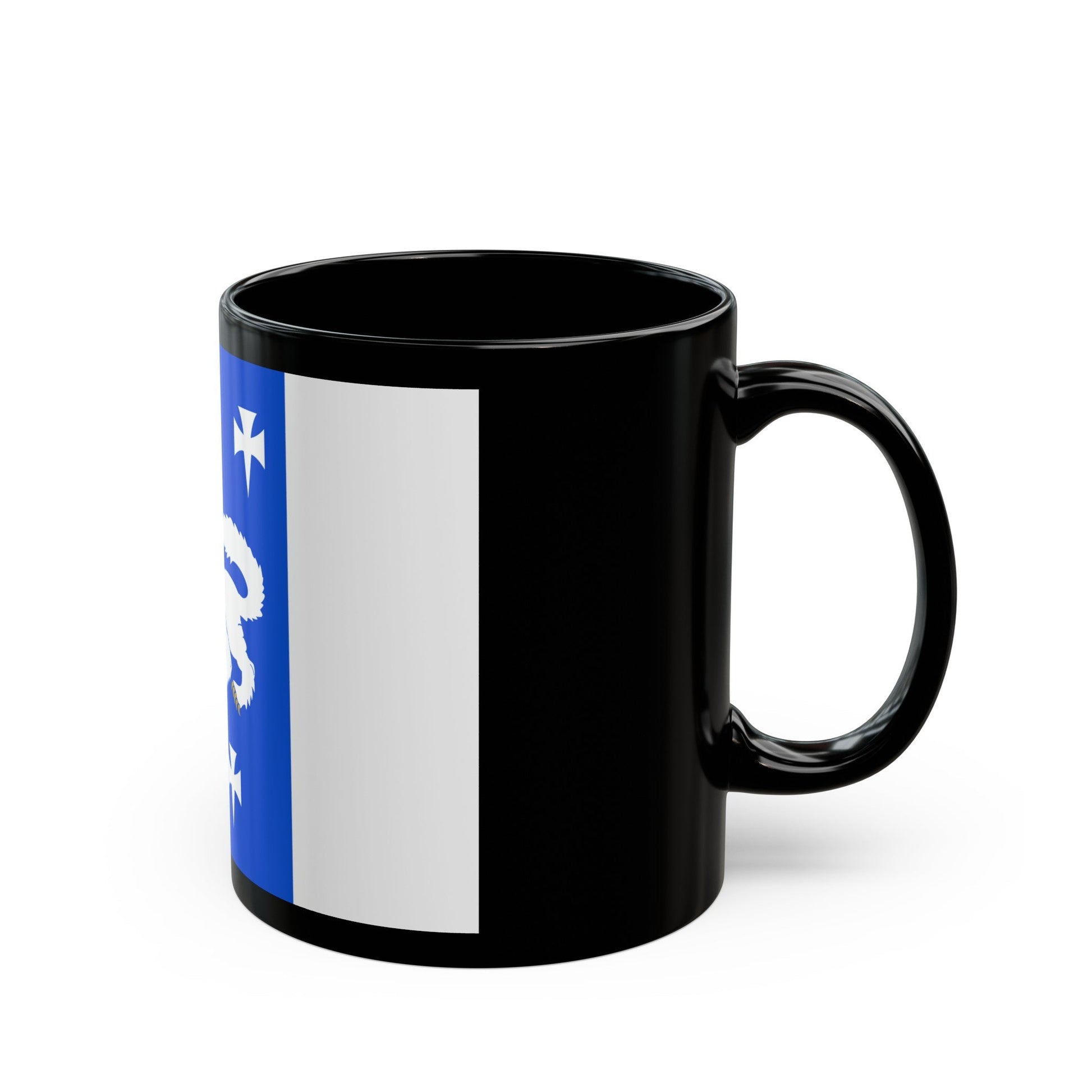 Flag of Central Ostrobothnia Finland - Black Coffee Mug-The Sticker Space