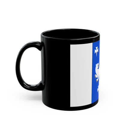 Flag of Central Ostrobothnia Finland - Black Coffee Mug-The Sticker Space