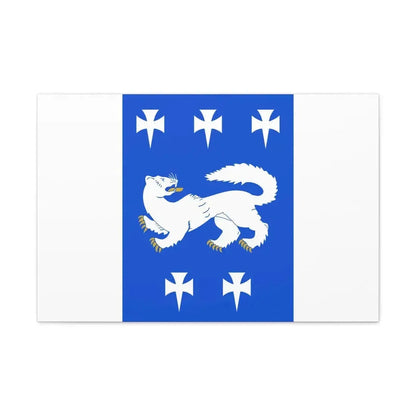 Flag of Central Ostrobothnia Finland - Canvas Wall Art 30" x 20" 1.25" - The Sticker Space