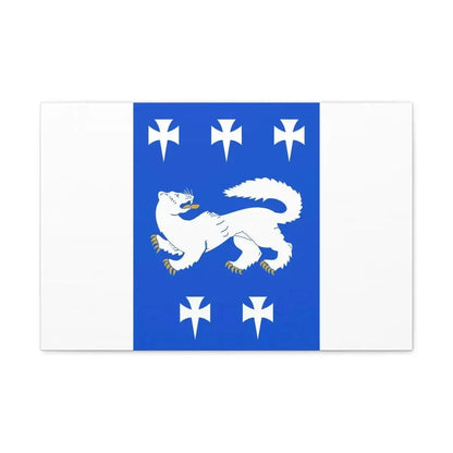 Flag of Central Ostrobothnia Finland - Canvas Wall Art - The Sticker Space
