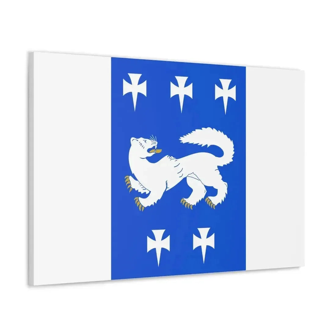 Flag of Central Ostrobothnia Finland - Canvas Wall Art - The Sticker Space