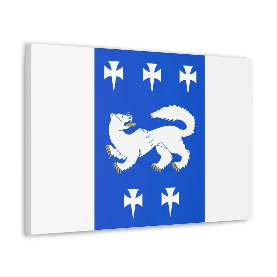 Flag of Central Ostrobothnia Finland - Canvas Wall Art - The Sticker Space