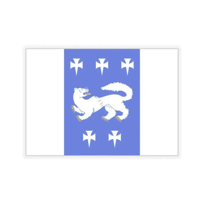 Flag of Central Ostrobothnia Finland - STICKER Vinyl Kiss-Cut Decal 2 Inch Transparent - The Sticker Space