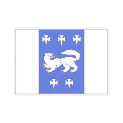 Flag of Central Ostrobothnia Finland - STICKER Vinyl Kiss-Cut Decal 3 Inch Transparent - The Sticker Space