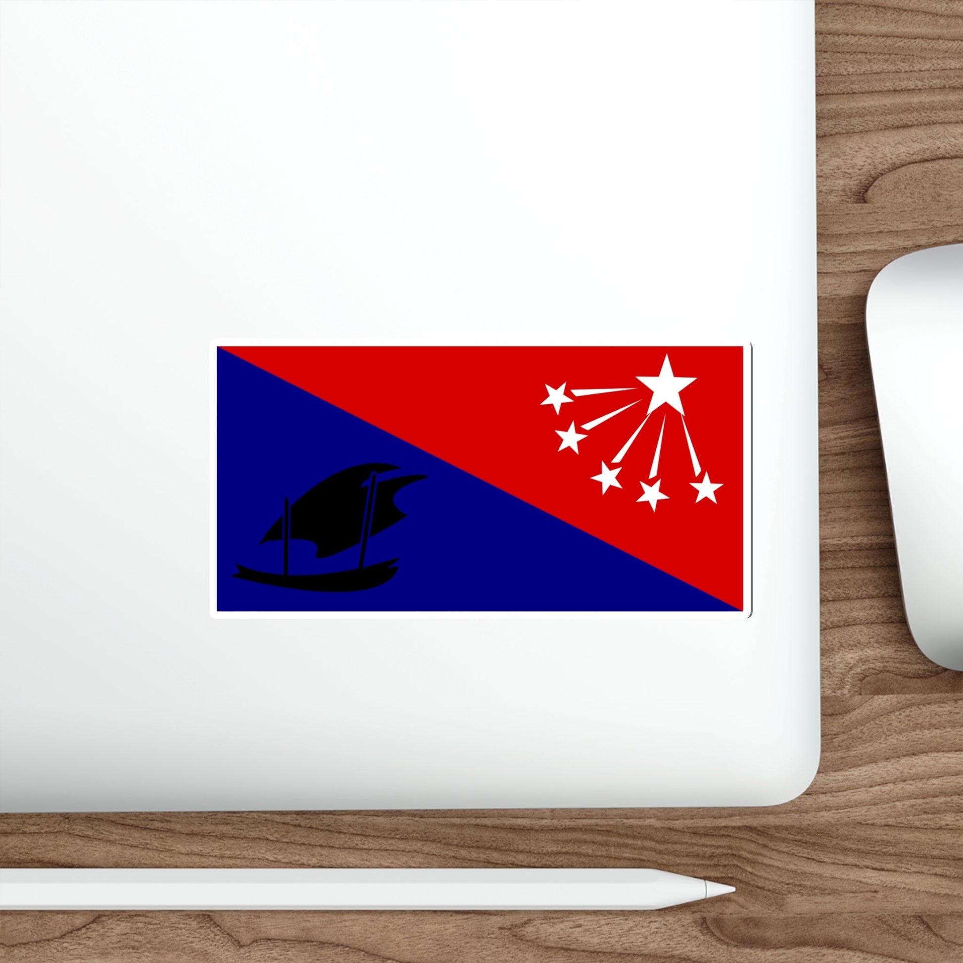 Flag of Central Province Papa New Guinea STICKER Vinyl Die-Cut Decal-The Sticker Space