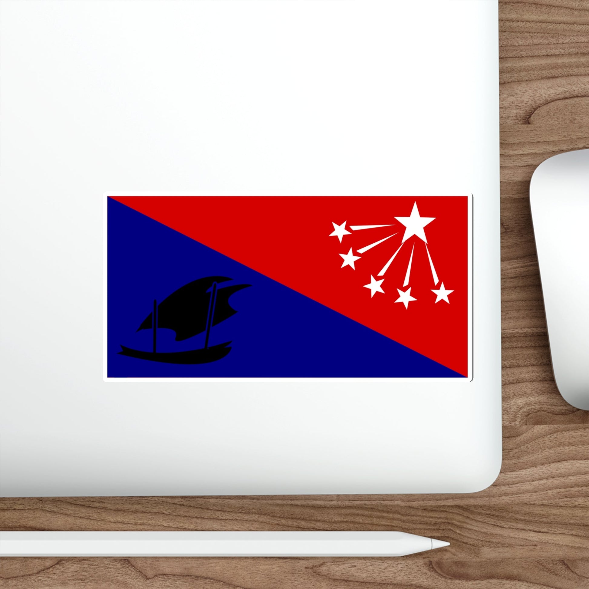 Flag of Central Province Papa New Guinea STICKER Vinyl Die-Cut Decal-The Sticker Space