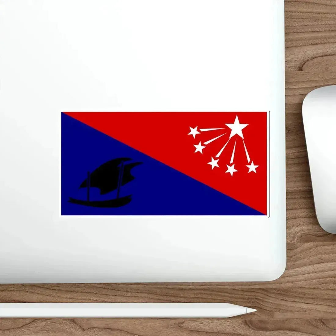 Flag of Central Province Papa New Guinea STICKER Vinyl Die-Cut Decal - The Sticker Space