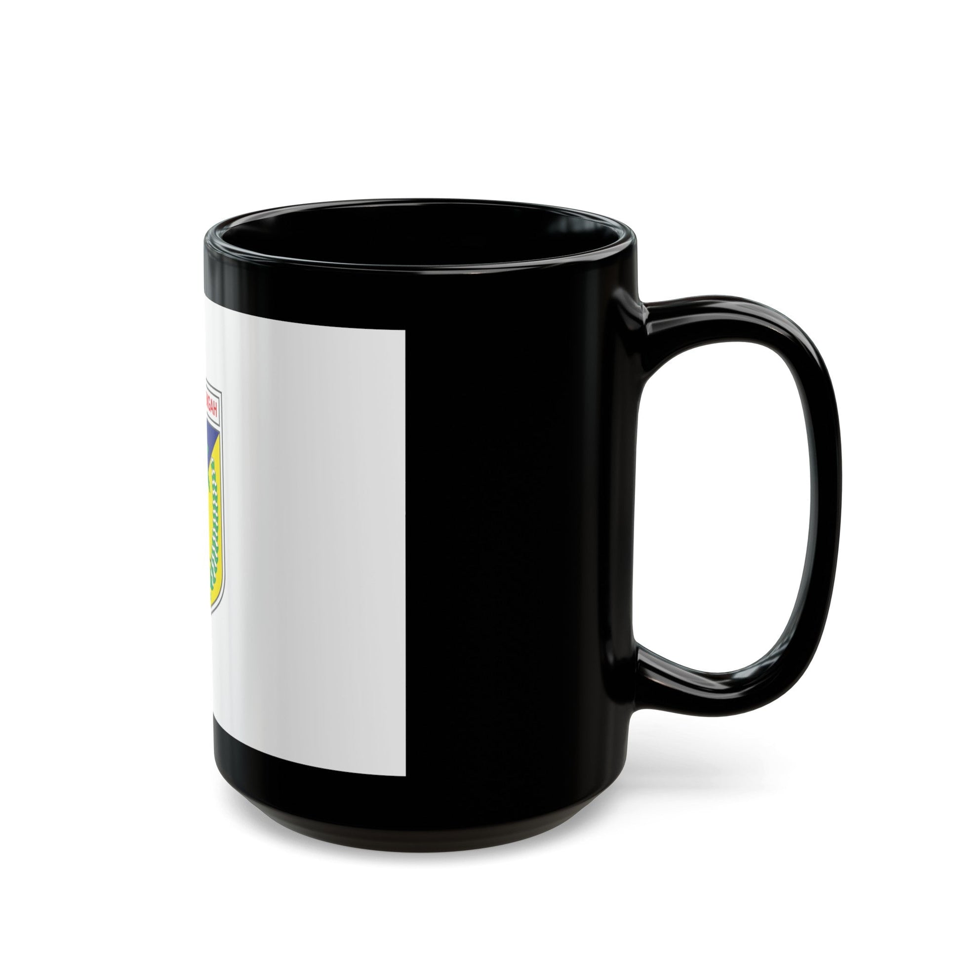 Flag of Central Sulawesi Indonesia - Black Coffee Mug-The Sticker Space