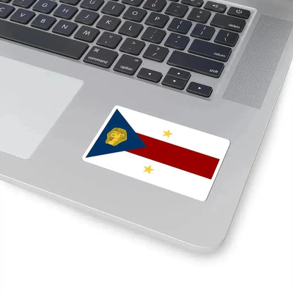 Flag of Centralia Illinois (United States) STICKER Vinyl Kiss-Cut Decal - The Sticker Space