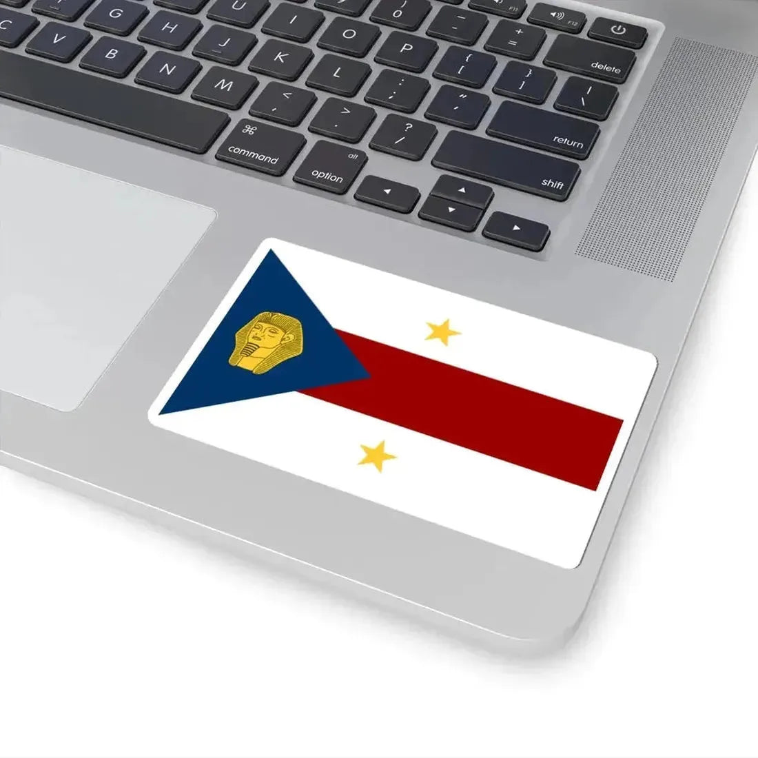 Flag of Centralia Illinois (United States) STICKER Vinyl Kiss-Cut Decal - The Sticker Space