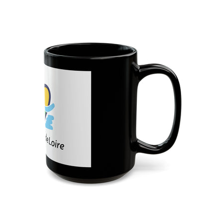 Flag of Centre Val de Loire France - Black Coffee Mug-The Sticker Space