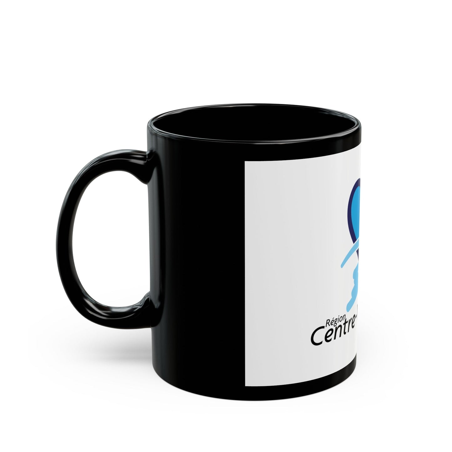 Flag of Centre Val de Loire France - Black Coffee Mug-The Sticker Space