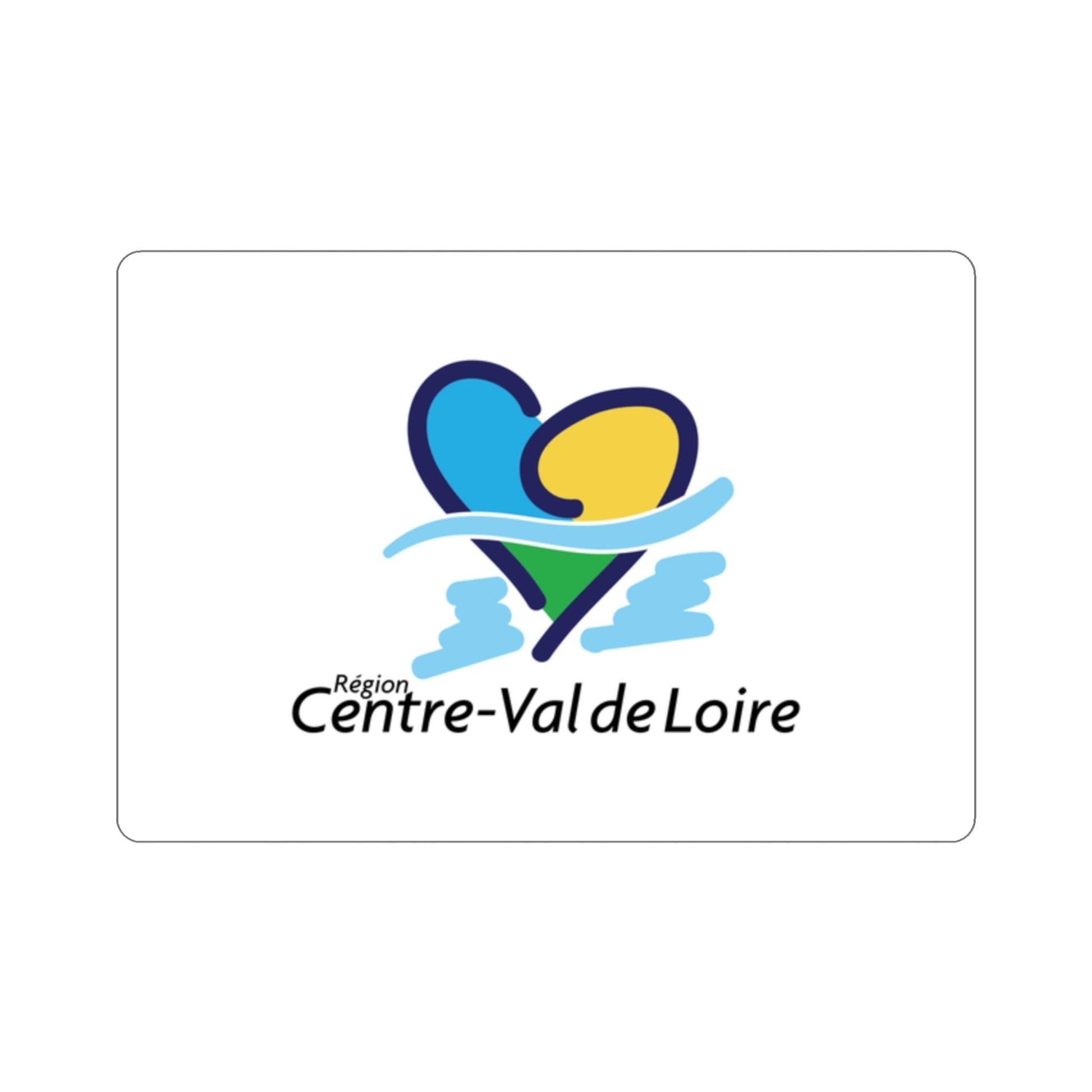 Flag of Centre Val de Loire France STICKER Vinyl Die-Cut Decal-2 Inch-The Sticker Space