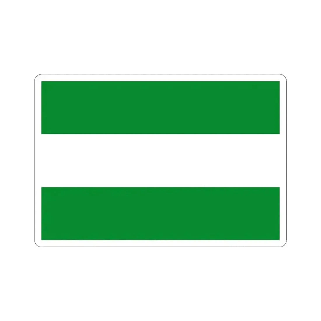 Flag of Cesar (Colombia) STICKER Vinyl Kiss-Cut Decal 3 Inch White - The Sticker Space