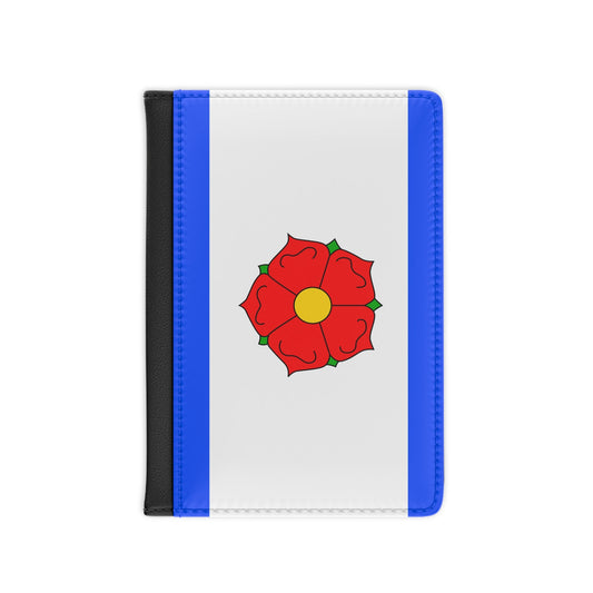 Flag of Český Krumlov Czech Republic - Passport Holder-3.9" x 5.8"-The Sticker Space