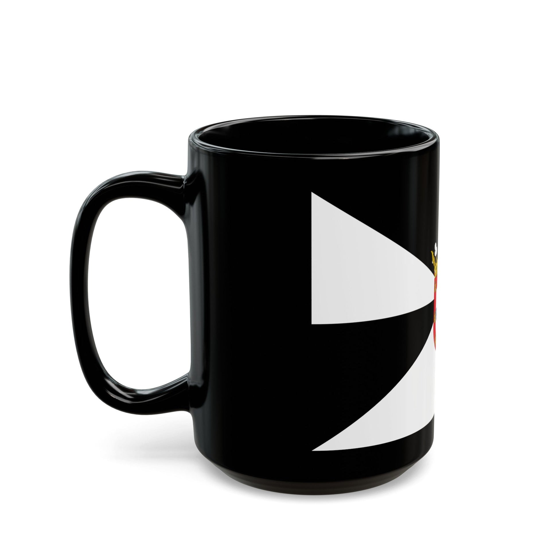 Flag of Ceuta Spain - Black Coffee Mug-The Sticker Space