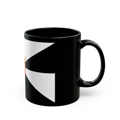 Flag of Ceuta Spain - Black Coffee Mug-The Sticker Space