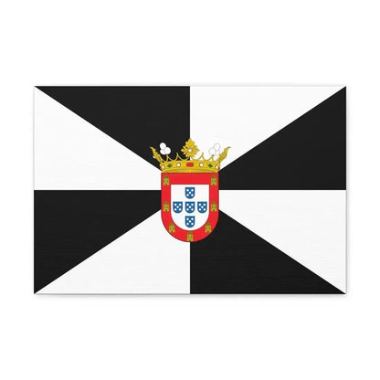 Flag of Ceuta Spain - Canvas Wall Art - The Sticker Space