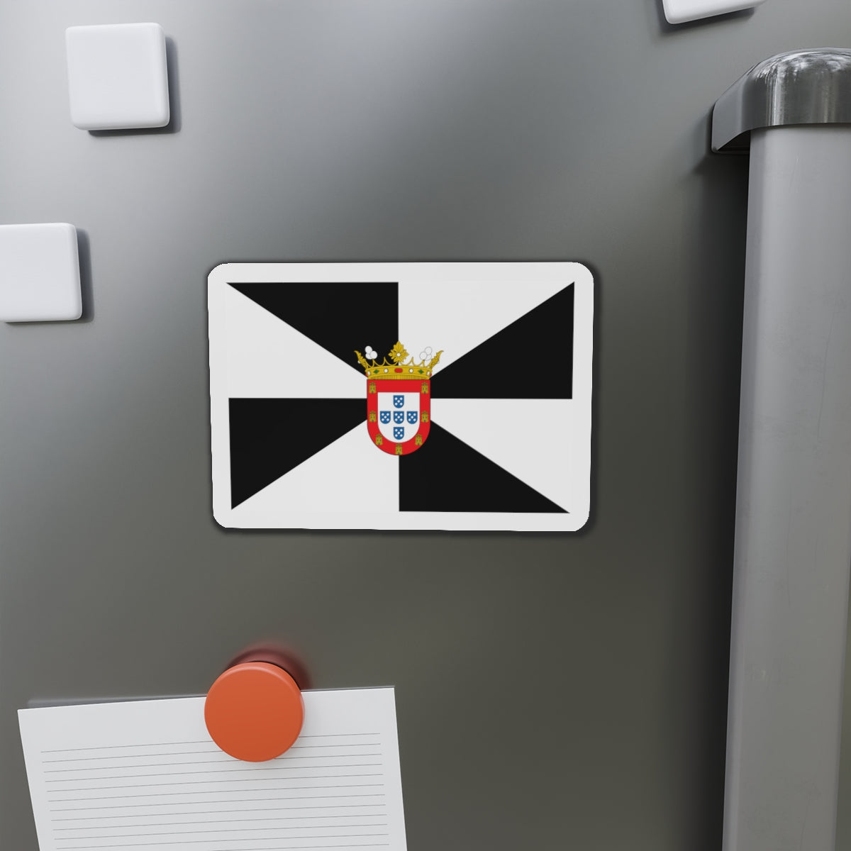 Flag of Ceuta Spain - Die-Cut Magnet-The Sticker Space