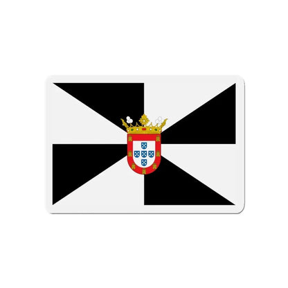 Flag of Ceuta Spain - Refrigerator Magnet 5 Inch - The Sticker Space