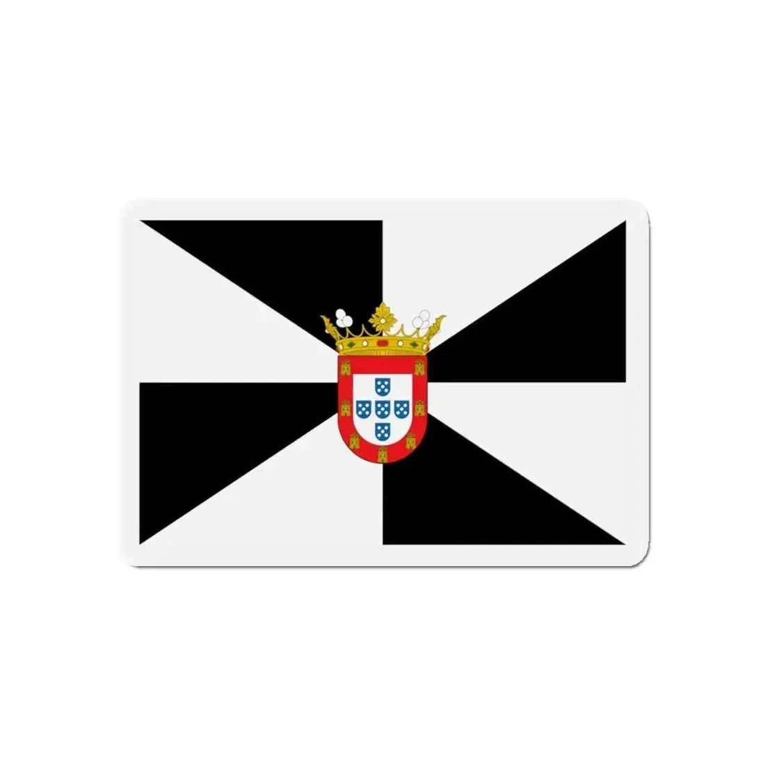 Flag of Ceuta Spain - Refrigerator Magnet - The Sticker Space