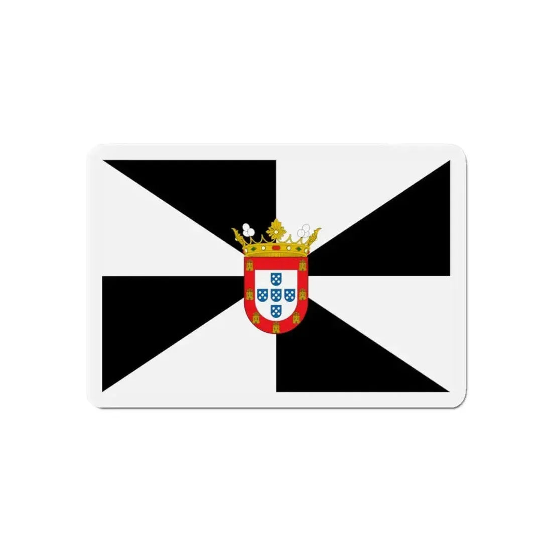 Flag of Ceuta Spain - Refrigerator Magnet - The Sticker Space