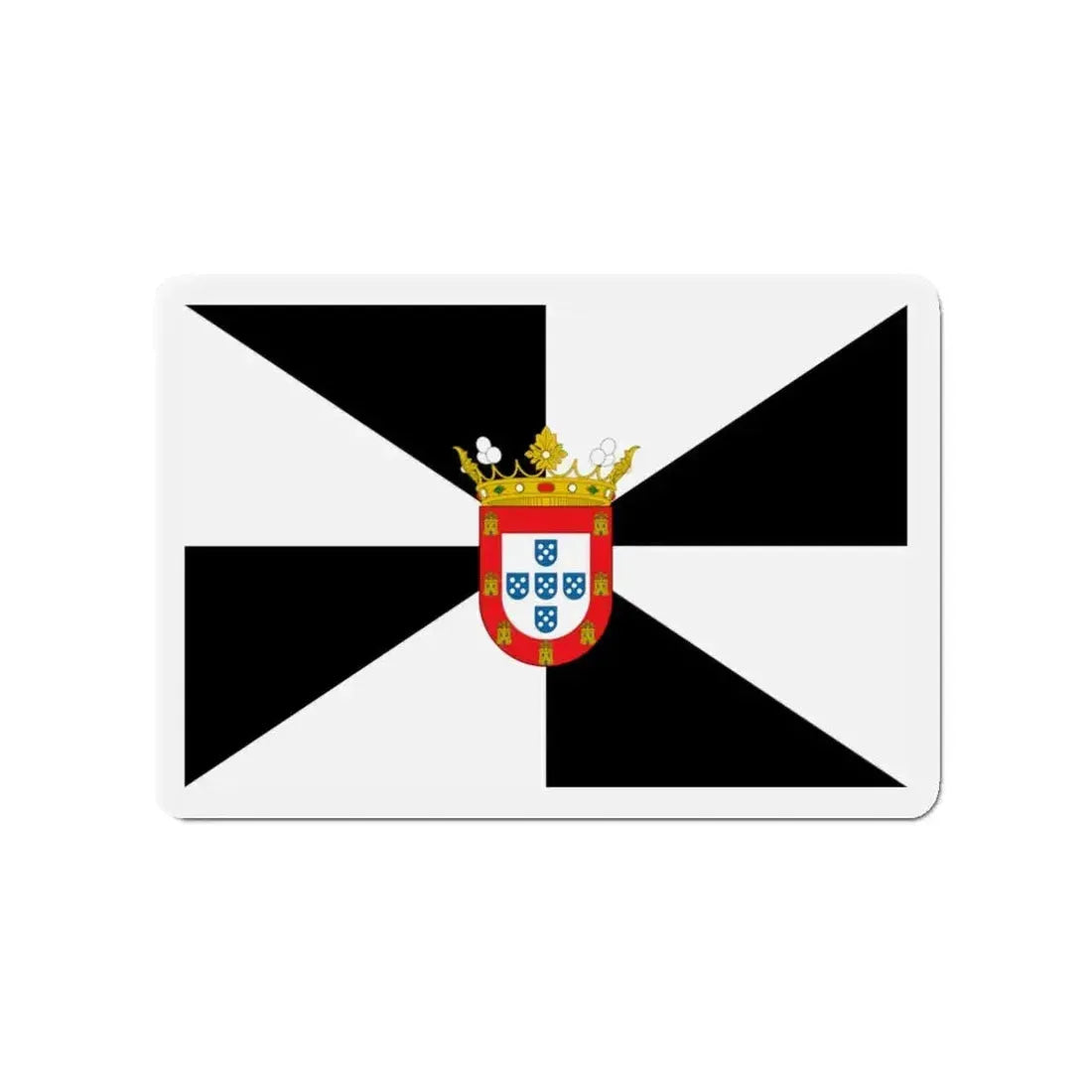 Flag of Ceuta Spain - Refrigerator Magnet - The Sticker Space