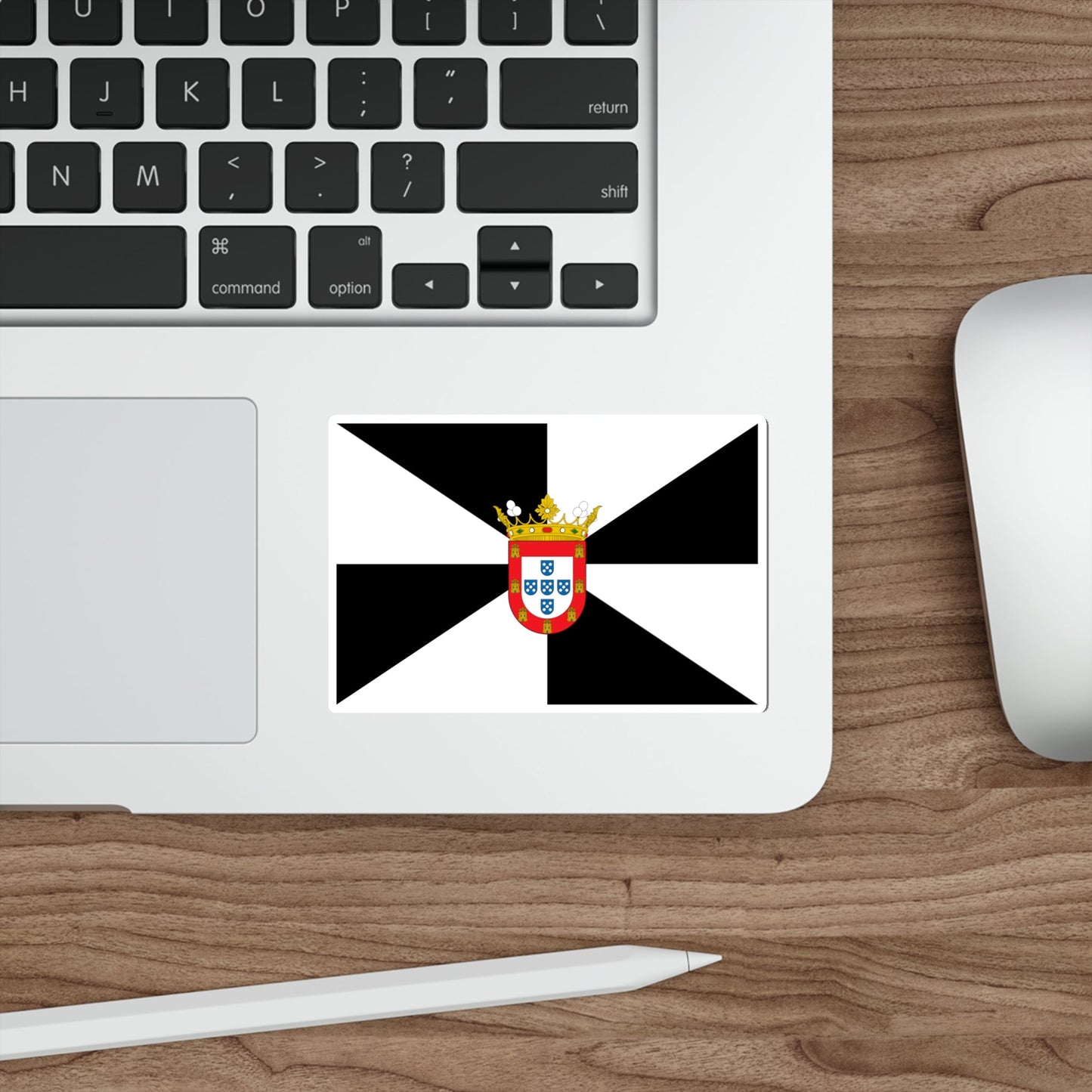 Flag of Ceuta Spain STICKER Vinyl Die-Cut Decal-The Sticker Space