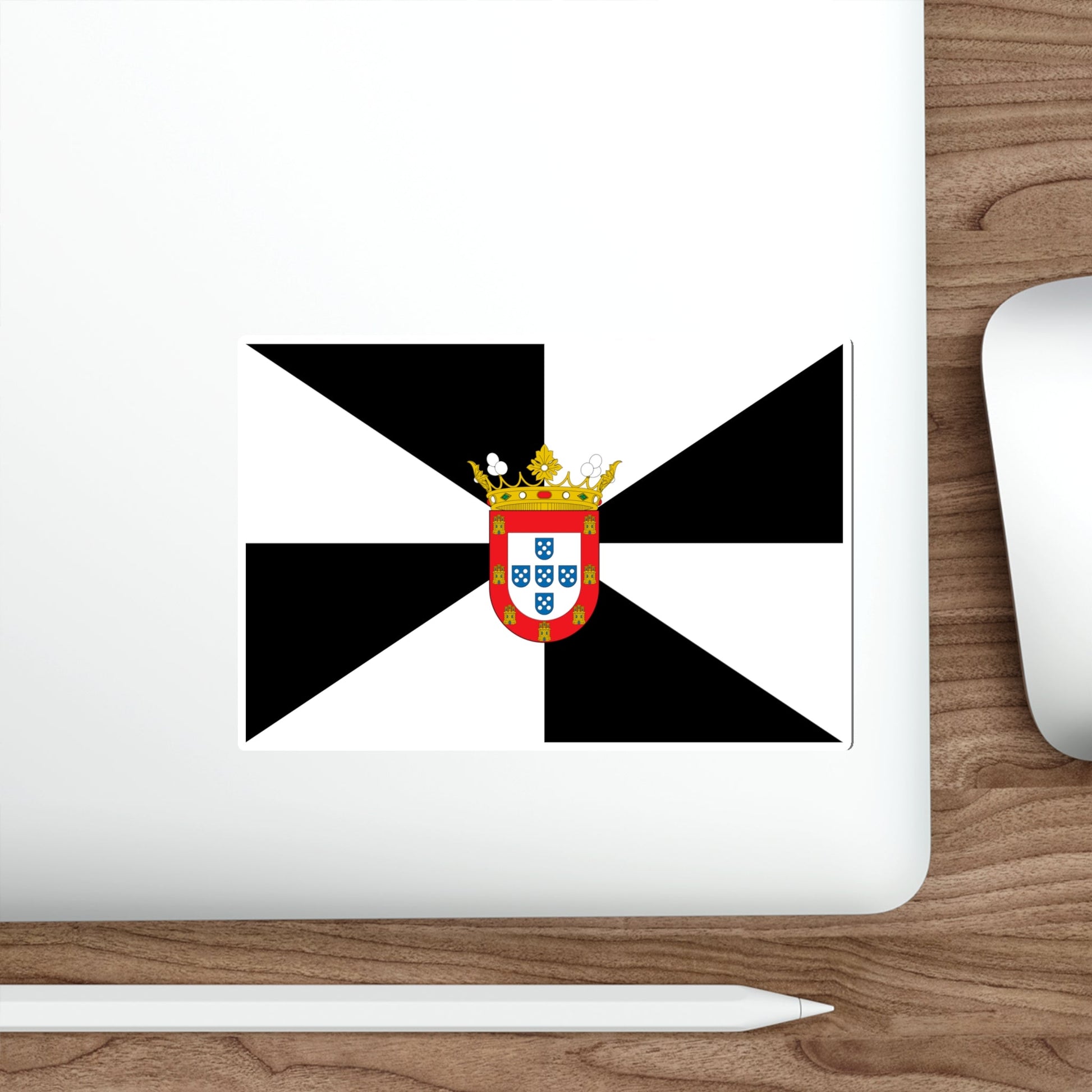 Flag of Ceuta Spain STICKER Vinyl Die-Cut Decal-The Sticker Space