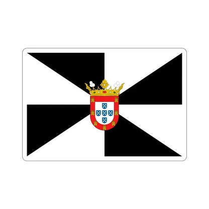 Flag of Ceuta Spain STICKER Vinyl Die-Cut Decal 5 Inch - The Sticker Space