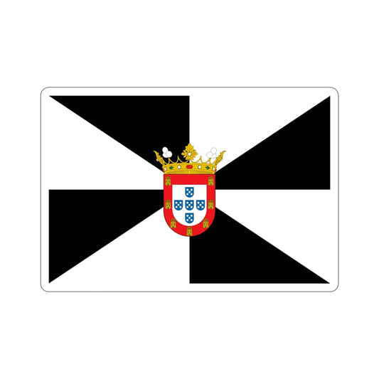 Flag of Ceuta Spain STICKER Vinyl Die-Cut Decal-6 Inch-The Sticker Space