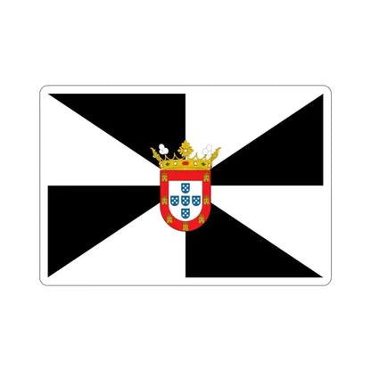 Flag of Ceuta Spain STICKER Vinyl Die-Cut Decal 6 Inch - The Sticker Space