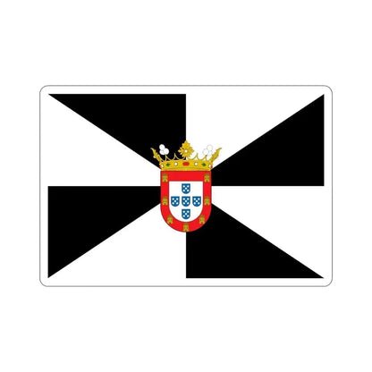 Flag of Ceuta Spain STICKER Vinyl Die-Cut Decal 6 Inch - The Sticker Space