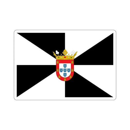 Flag of Ceuta Spain STICKER Vinyl Die-Cut Decal 6 Inch - The Sticker Space