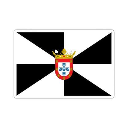Flag of Ceuta Spain - STICKER Vinyl Kiss-Cut Decal 2 Inch White - The Sticker Space