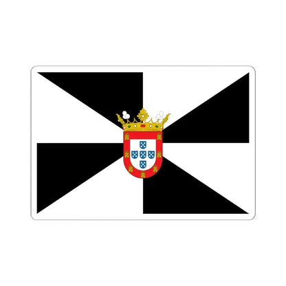 Flag of Ceuta Spain - STICKER Vinyl Kiss-Cut Decal 6 Inch White - The Sticker Space