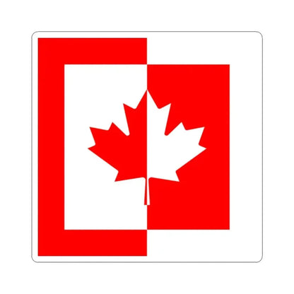 Flag of CFA (Canada) STICKER Vinyl Kiss-Cut Decal 2 Inch White - The Sticker Space