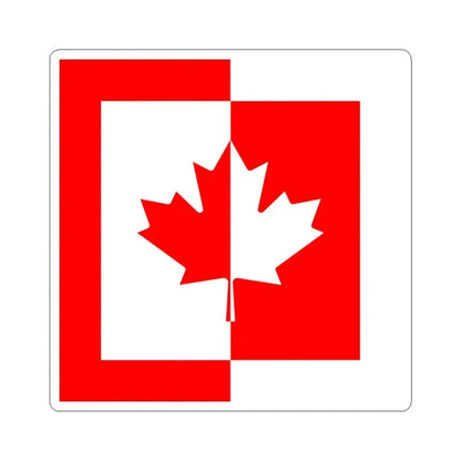 Flag of CFA (Canada) STICKER Vinyl Kiss-Cut Decal 4 Inch White - The Sticker Space
