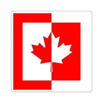 Flag of CFA (Canada) STICKER Vinyl Kiss-Cut Decal 6 Inch White - The Sticker Space