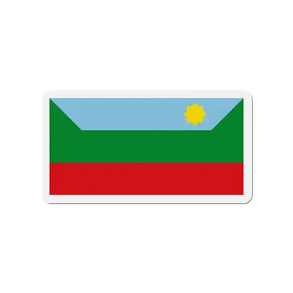 Flag of Chachapoyas capital of the Amazonas Region Peru - Refrigerator Magnet 3 Inch - The Sticker Space