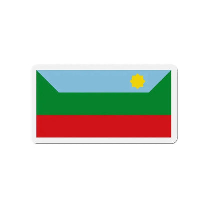 Flag of Chachapoyas capital of the Amazonas Region Peru - Refrigerator Magnet - The Sticker Space