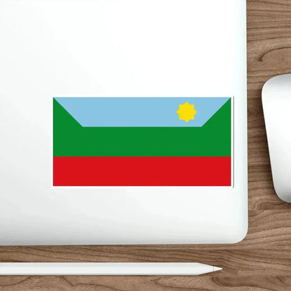 Flag of Chachapoyas capital of the Amazonas Region Peru STICKER Vinyl Die-Cut Decal - The Sticker Space