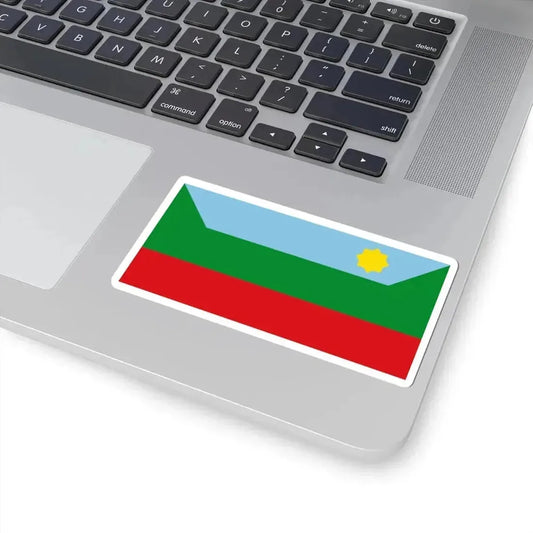 Flag of Chachapoyas capital of the Amazonas Region Peru - STICKER Vinyl Kiss-Cut Decal - The Sticker Space